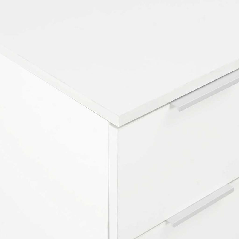 Dulap, alb extralucios, 60x35x80 cm, lemn prelucrat