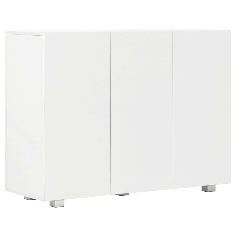 Dulap, alb extralucios, 107x35x80,5 cm