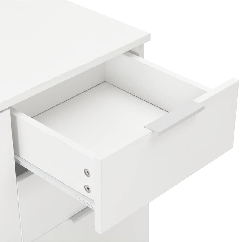 Dulap, alb extralucios, 107x35x80,5 cm
