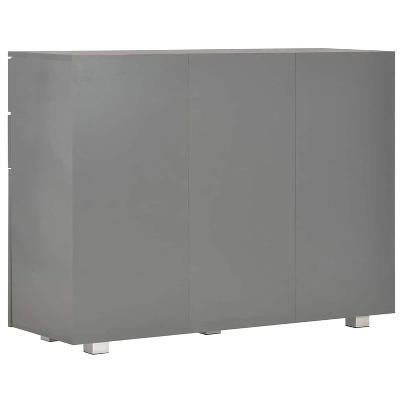 Dulap, gri extralucios, 107x35x80,5 cm