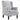 Fotoliu, gri deschis, material textil