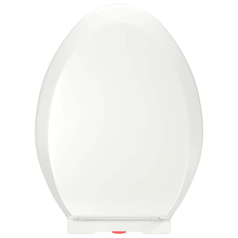 Capac WC cu închidere silențioasă, eliberare rapidă, alb