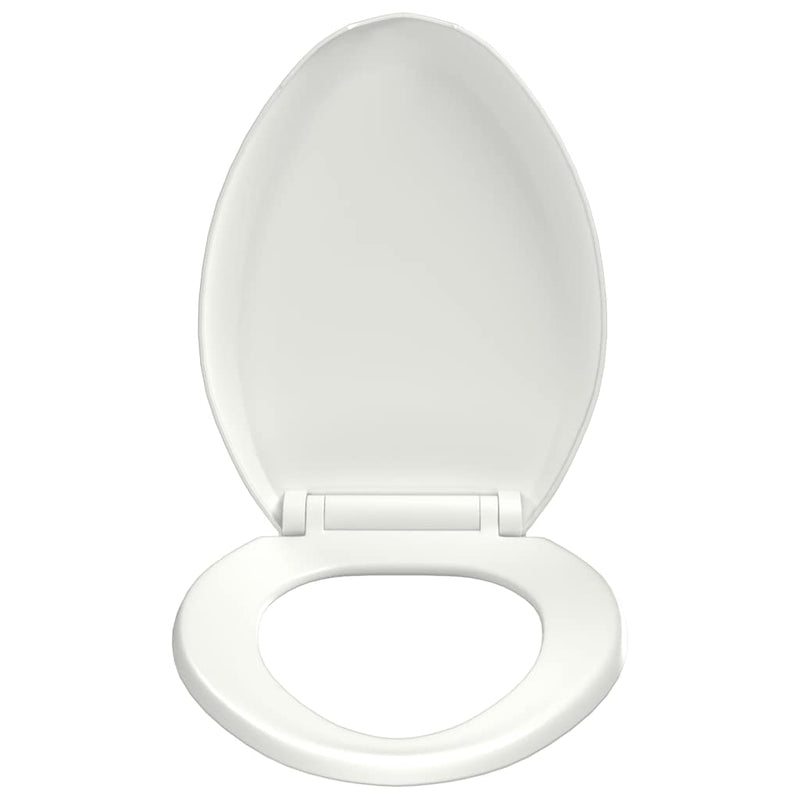 Capac WC cu închidere silențioasă, eliberare rapidă, alb
