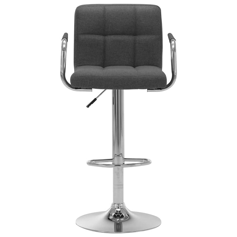 Scaun de bar, gri închis, material textil
