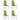 Set mobilier de bucătărie, 5 piese, verde