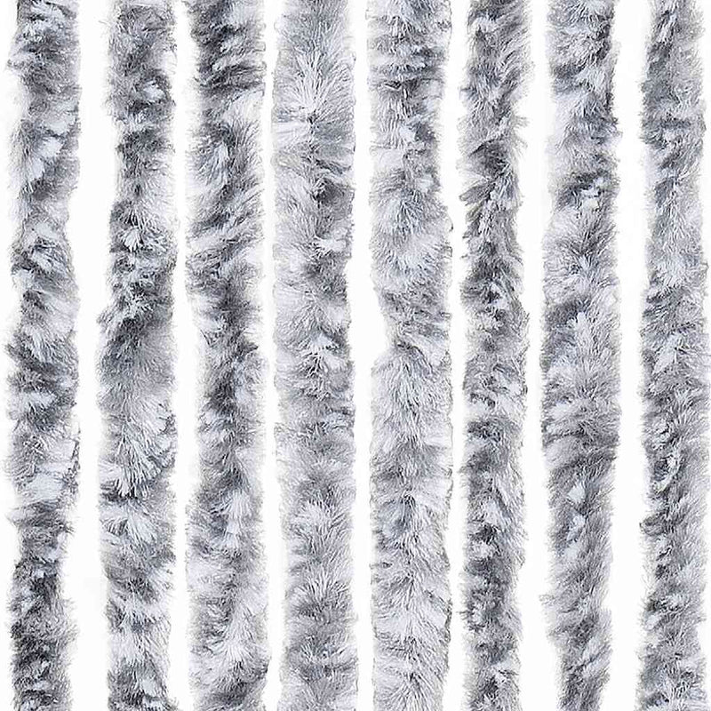 Perdea pentru insecte, alb și gri, 100x220 cm, Chenille