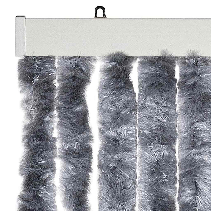Perdea pentru insecte, argintiu, 56x185 cm, Chenille