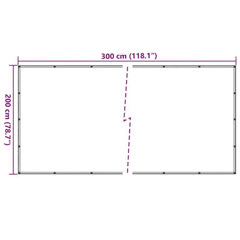 Plasă de remorcă, negru, 2 x 3 m, HDPE