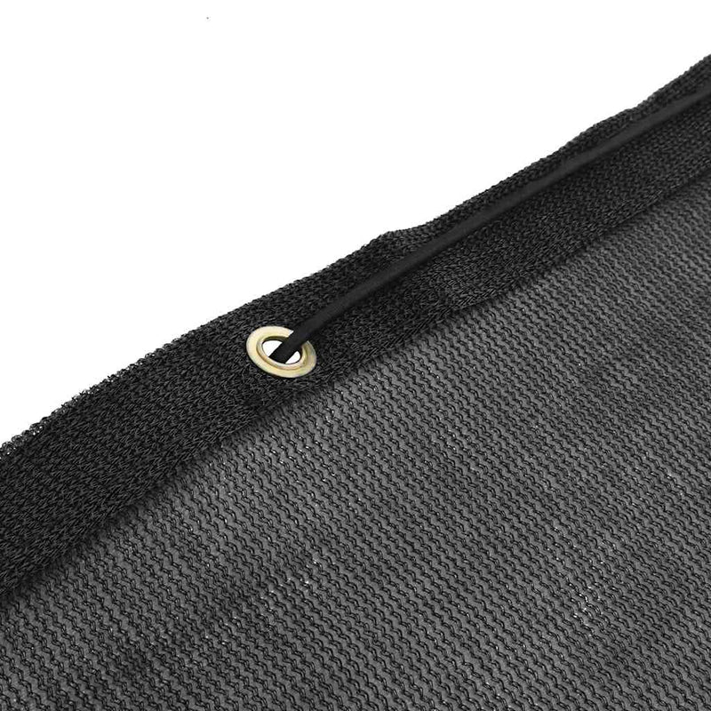 Plasă de remorcă, negru, 2 x 3,5 m, HDPE