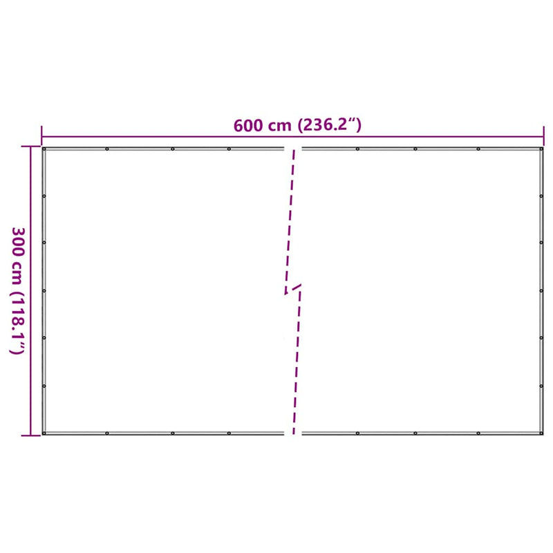 Plasă de container, negru, 3 x 6 m, HDPE