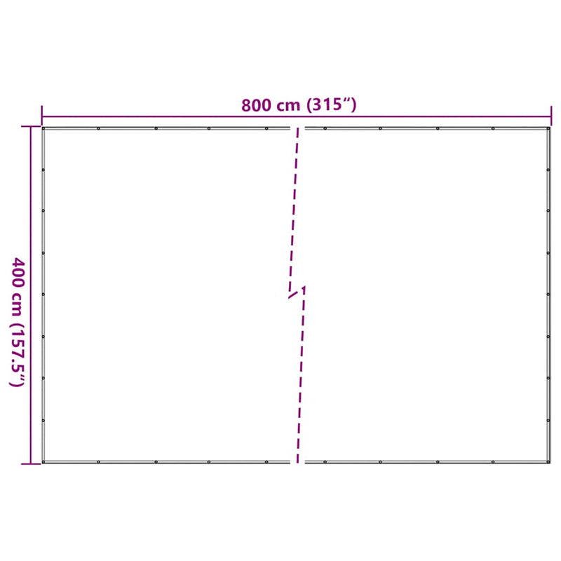 Plasă de container, negru, 4 x 8 m, HDPE