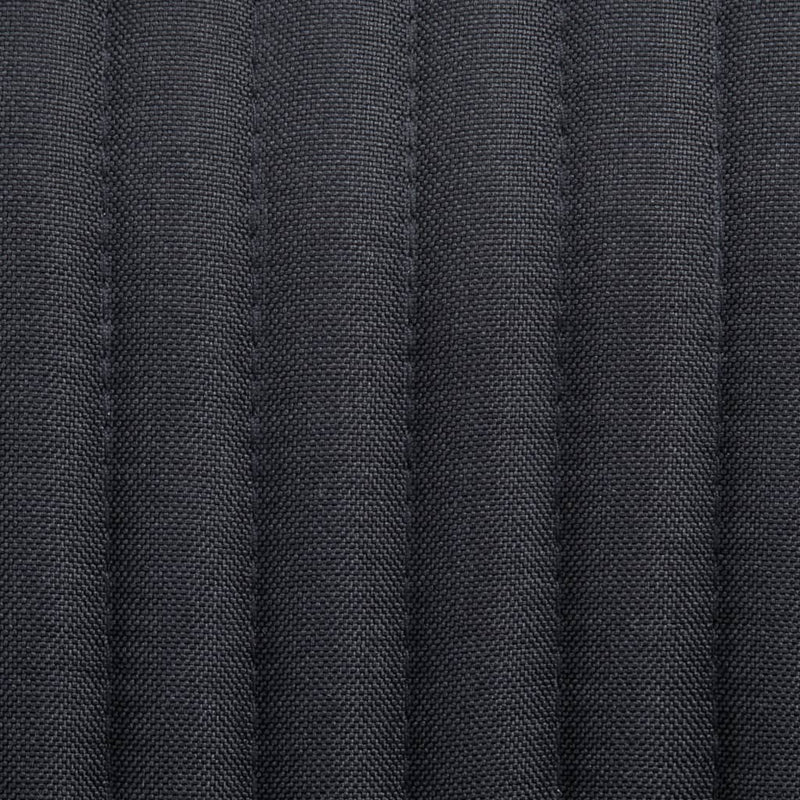 Scaune de bucătărie, 2 buc. negru, textil