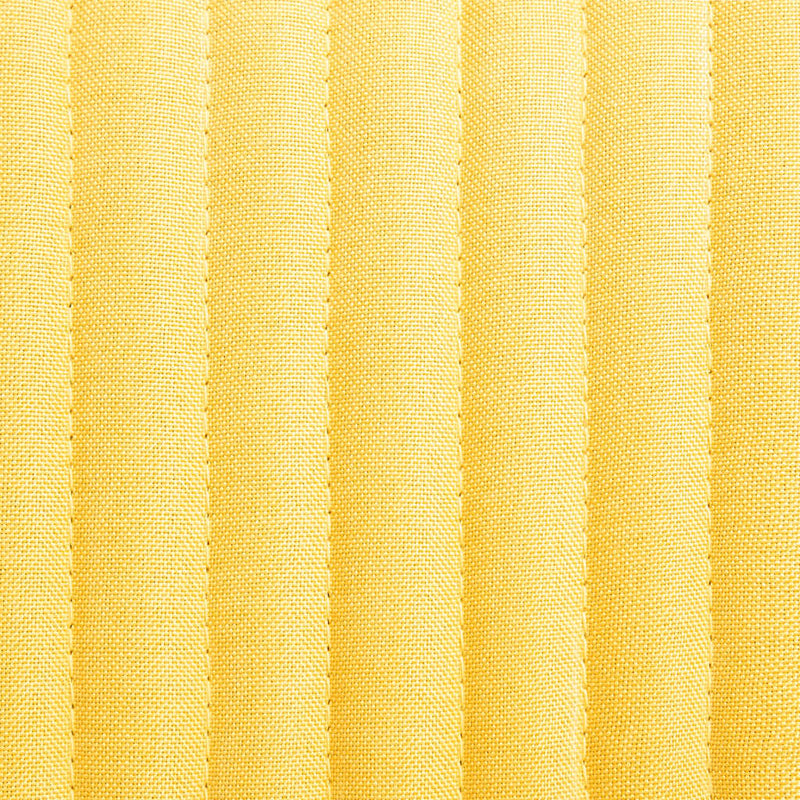Scaune de bucătărie, 2 buc., galben, material textil