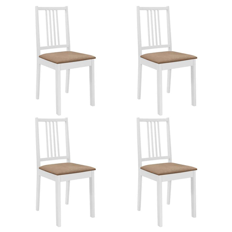Set mobilier de bucătărie, 5 piese, alb, MDF