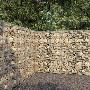 Perete gabion cu capace, 300 x 50 x 200 cm, oțel galvanizat
