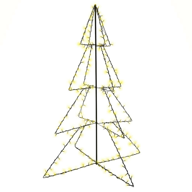 Brad de Crăciun conic 240 LED-uri interior & exterior 115x150cm