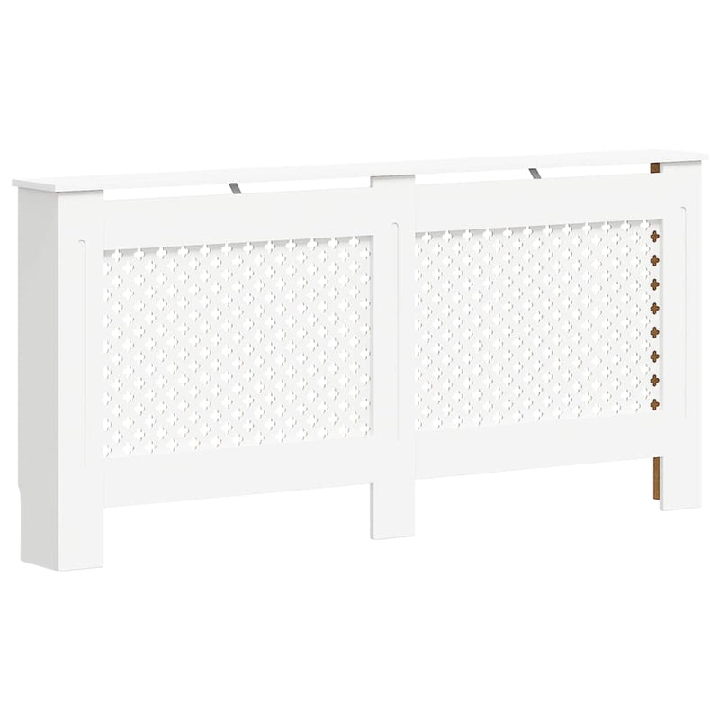Mască pentru calorifer, alb, 172x19x81,5 cm, MDF