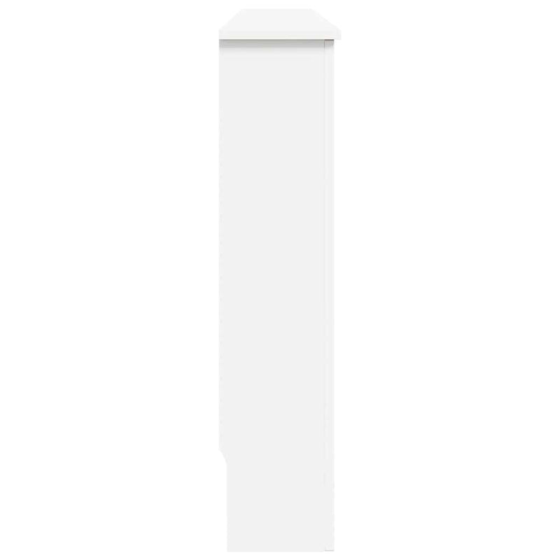 Mască pentru calorifer, alb, 172x19x81,5 cm, MDF