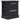 Noptiere, 2 buc., negre, 38 x 28 x 45 cm, lemn de paulownia
