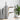 Pantofar, alb, 50 x 28 x 98 cm, lemn de paulownia