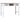 Birou de scris, gri, 110 x 45 x 76 cm, lemn