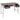 Birou de scris, maro, 110 x 45 x 76 cm, lemn