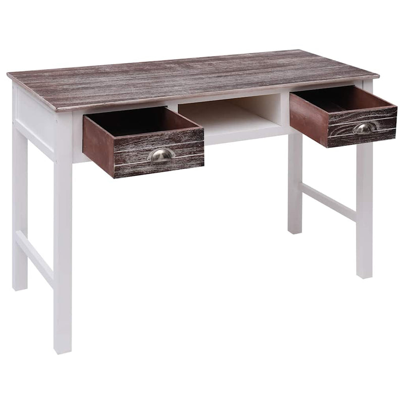 Birou de scris, maro, 110 x 45 x 76 cm, lemn