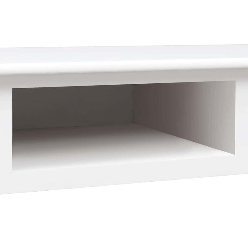 Birou de scris, alb, 110 x 45 x 76 cm, lemn