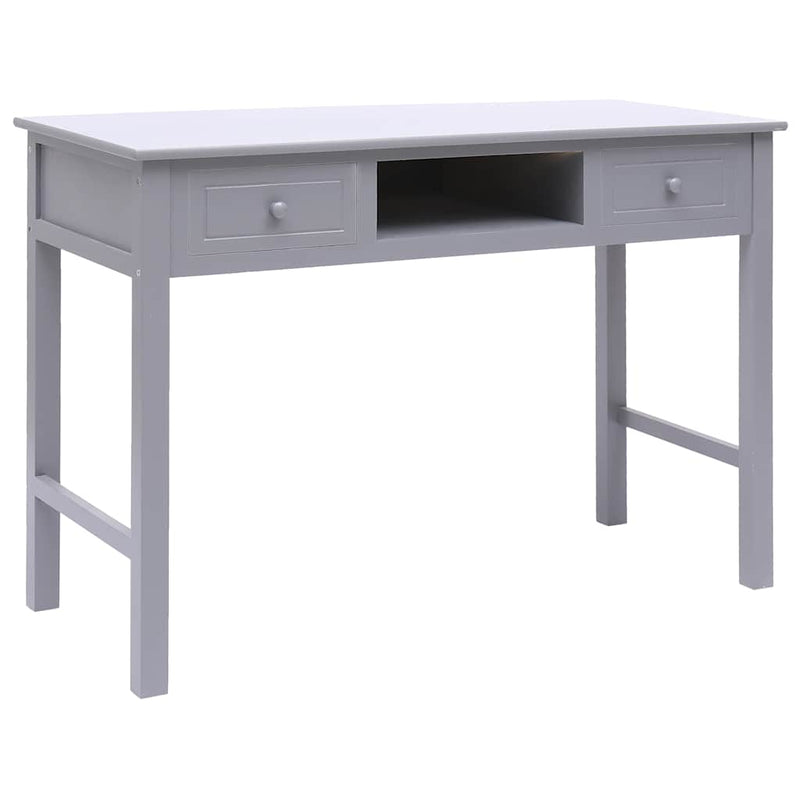 Birou de scris, gri, 110 x 45 x 76 cm, lemn