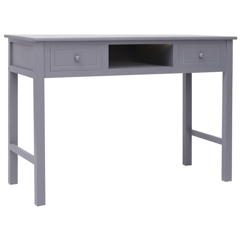 Birou de scris, gri, 110 x 45 x 76 cm, lemn