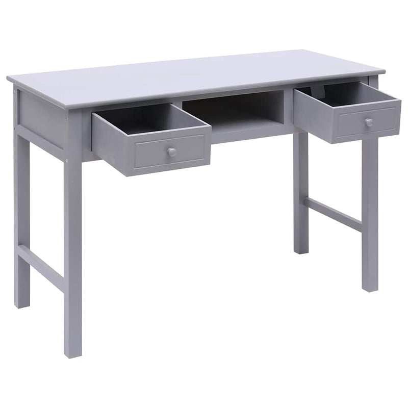 Birou de scris, gri, 110 x 45 x 76 cm, lemn