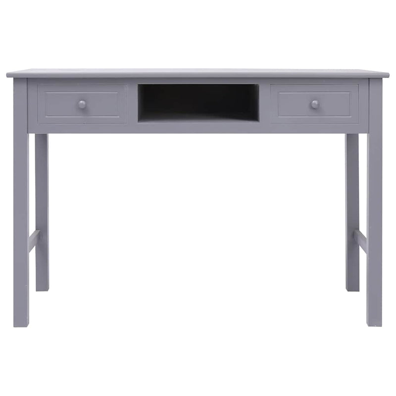 Birou de scris, gri, 110 x 45 x 76 cm, lemn