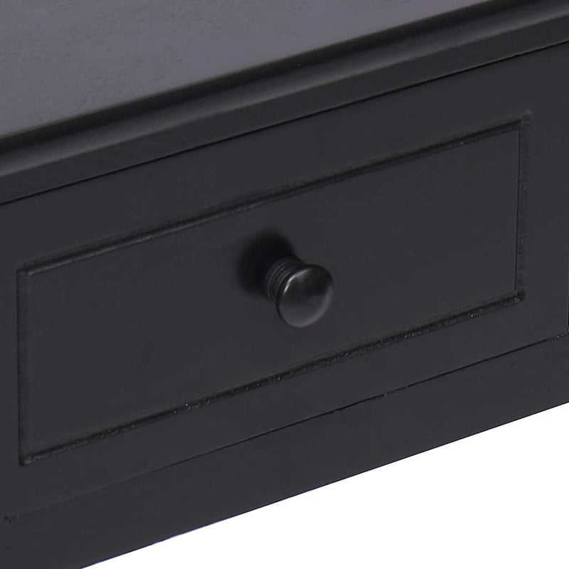 Birou de scris, negru, 110 x 45 x 76 cm, lemn