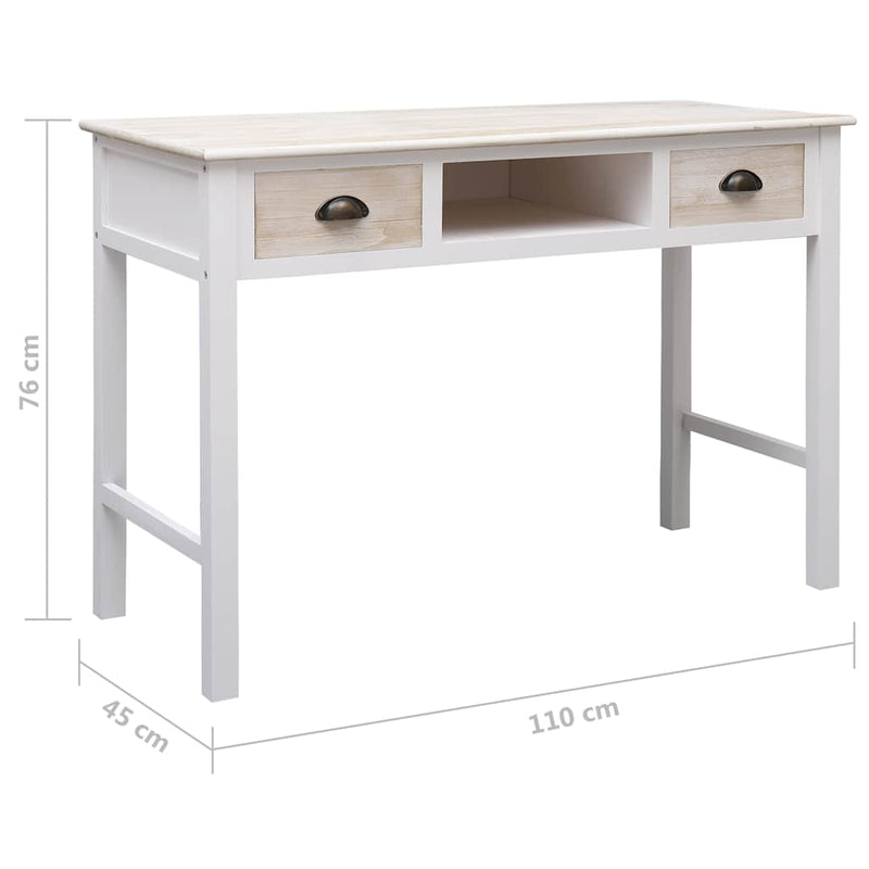 Masă consolă, 110 x 45 x 76 cm, lemn