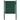 Poartă de gard din PVC și oțel, verde, 100x100 cm