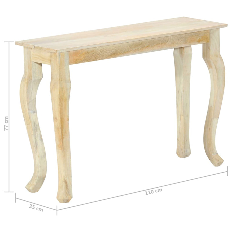 Masă consolă 110x35x77 cm, lemn masiv de mango