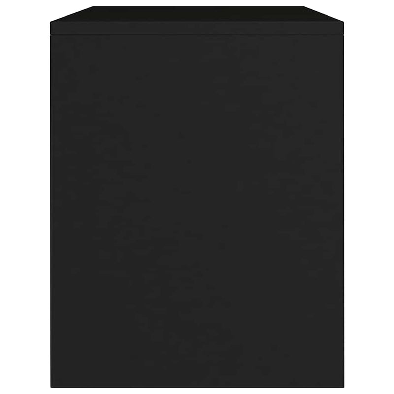 Noptiere, 2 buc., negru, 40x30x40 cm, lemn prelucrat