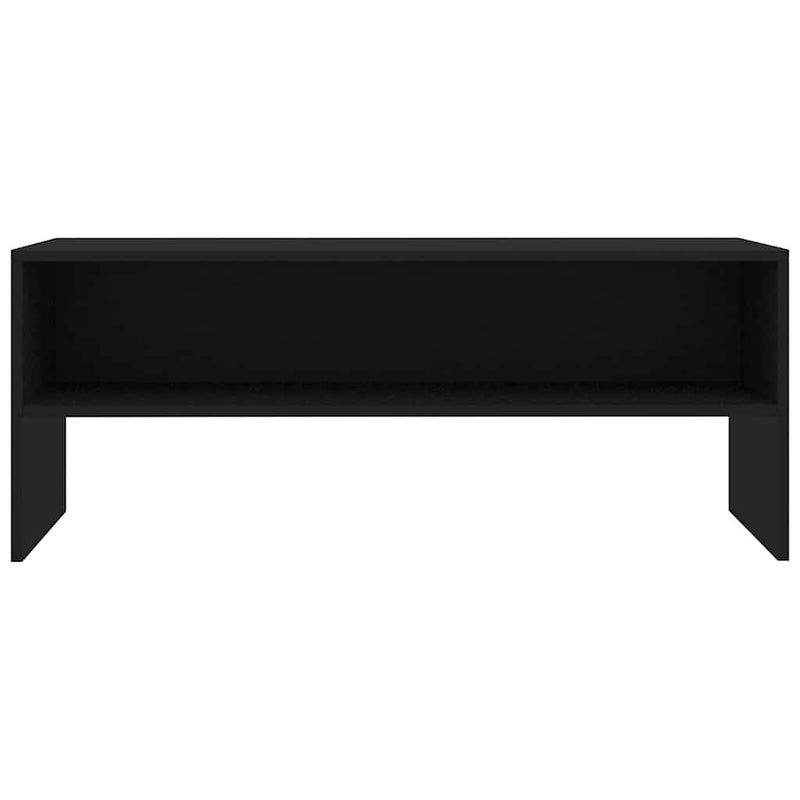 Dulap TV, negru, 100x40x40 cm, lemn prelucrat
