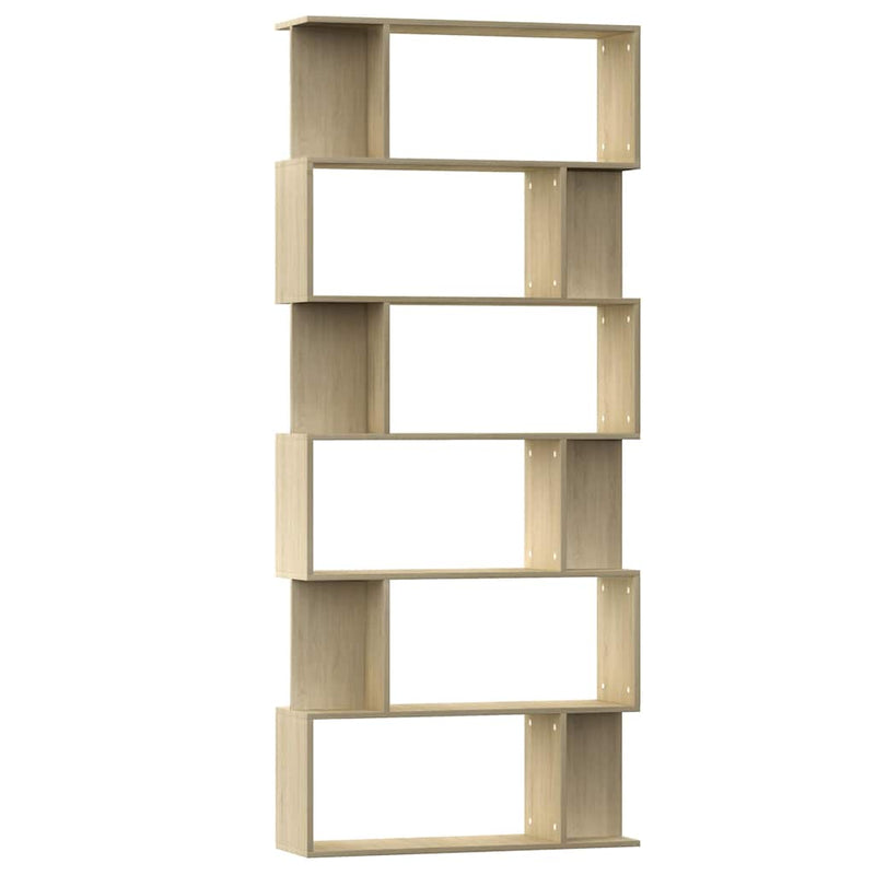 Bibliotecă/Separator, stejar sonoma 80x24x192 cm lemn prelucrat