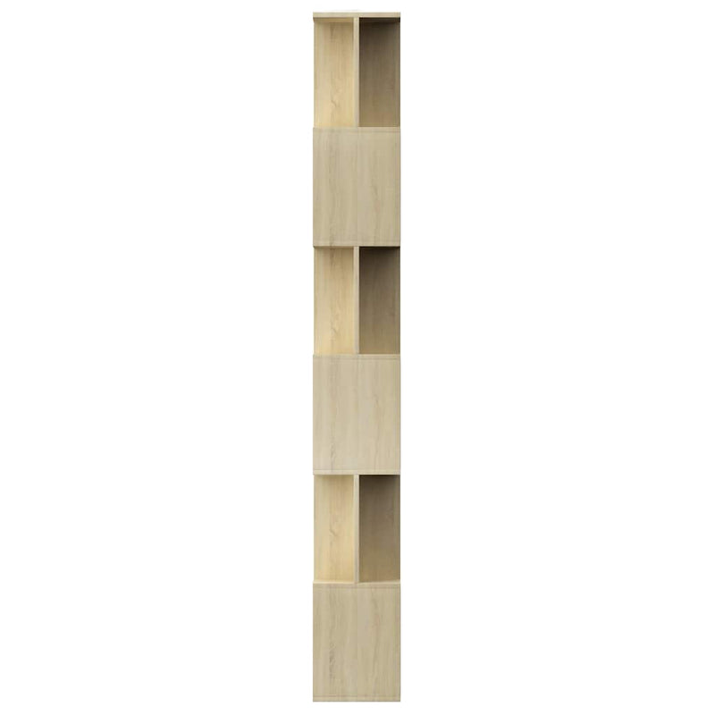 Bibliotecă/Separator, stejar sonoma 80x24x192 cm lemn prelucrat