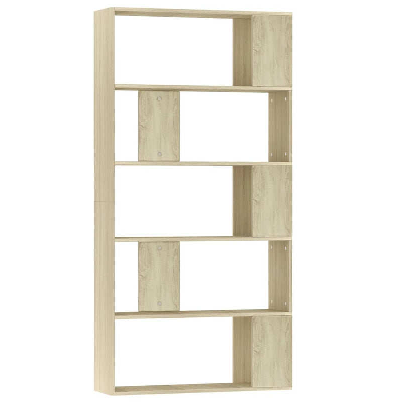 Bibliotecă/Separator, stejar sonoma 80x24x159 cm lemn prelucrat