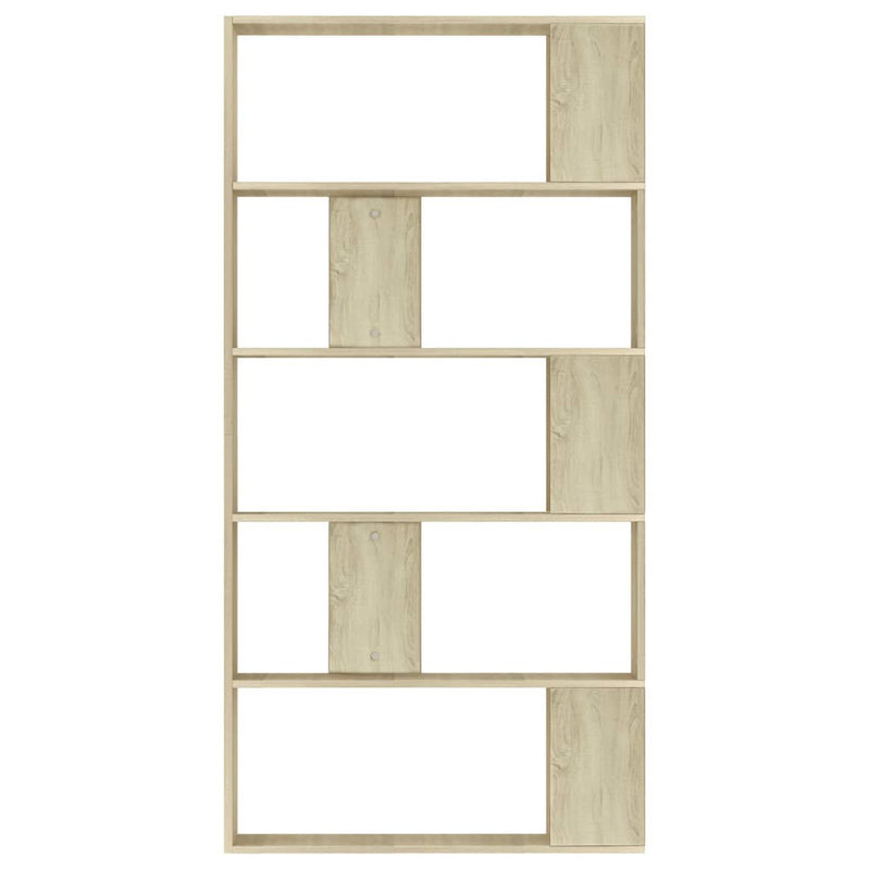 Bibliotecă/Separator, stejar sonoma 80x24x159 cm lemn prelucrat
