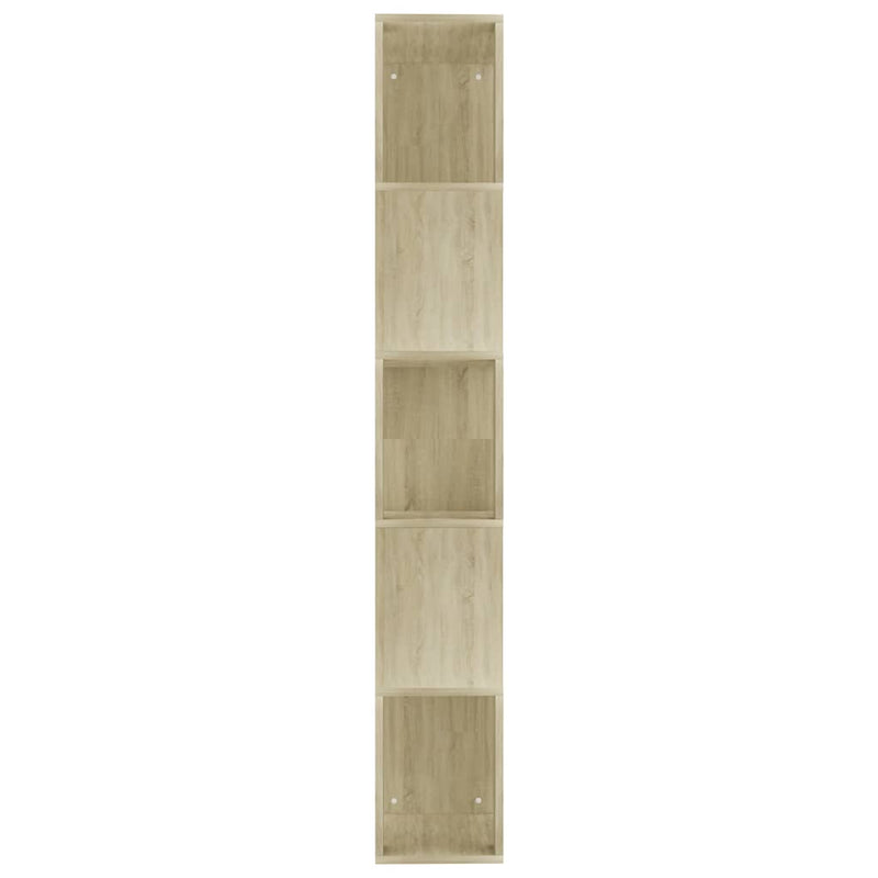 Bibliotecă/Separator, stejar sonoma 45x24x159 cm lemn prelucrat