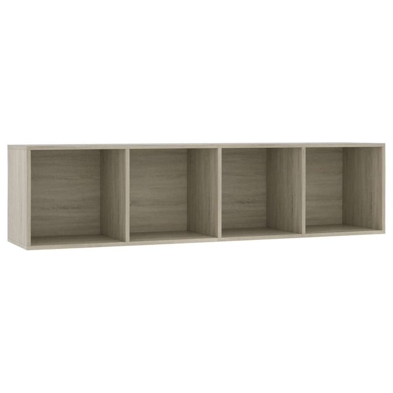 Bibliotecă/Comodă TV, stejar sonoma, 143x30x36 cm