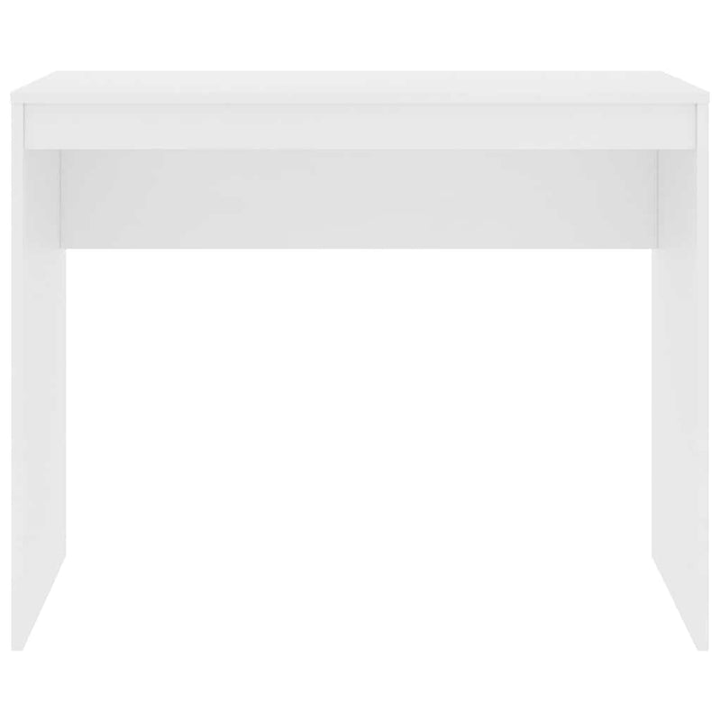 Birou, alb, 90x40x72 cm, lemn prelucrat