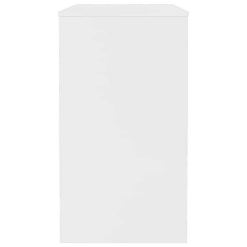 Birou, alb, 90x40x72 cm, lemn prelucrat