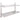 Etajeră de perete cu 2 rafturi, 120 x 30 cm, oțel inoxidabil