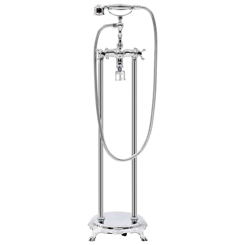 Robinet de cadă independent argintiu oțel 99,5 cm inoxidabil
