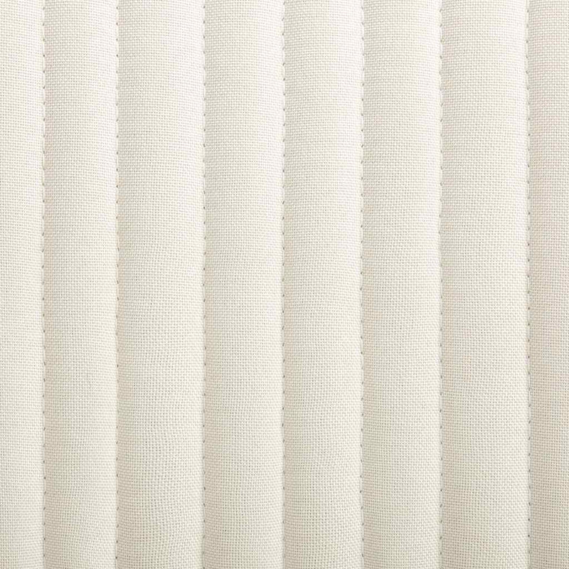 Scaune de sufragerie, 6 buc., crem, material textil