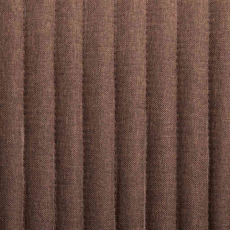 Scaune de bucătărie, 4 buc., maro, material textil